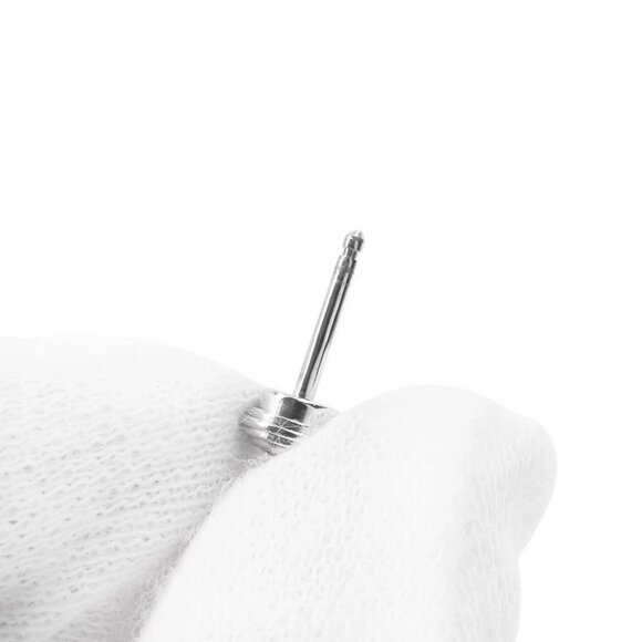 CARTIER Damour Earring Size Medium 18K White Gold B8041400 - Picture 6 of 10